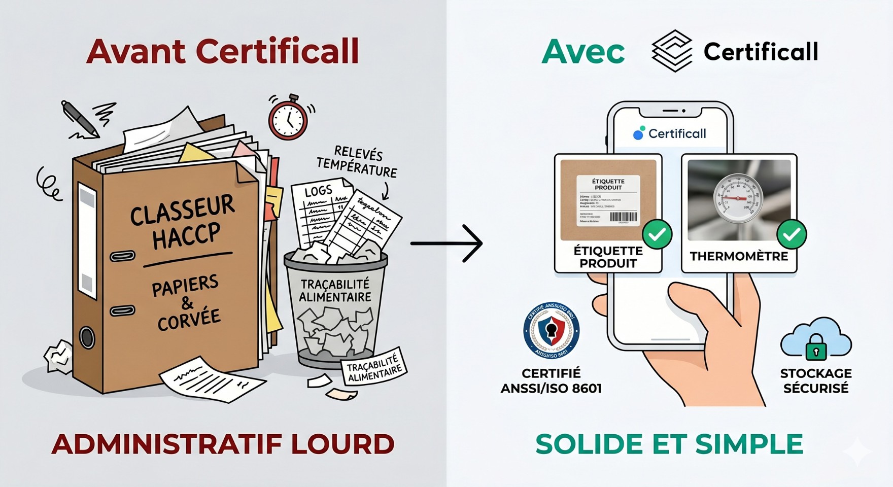 Documenter la conformité HACCP en restaurant avec des photos Certificall