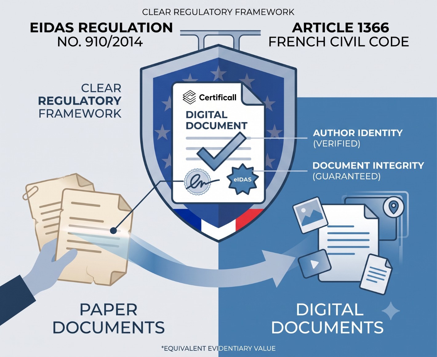 eIDAS clear regulatory framework Certificall