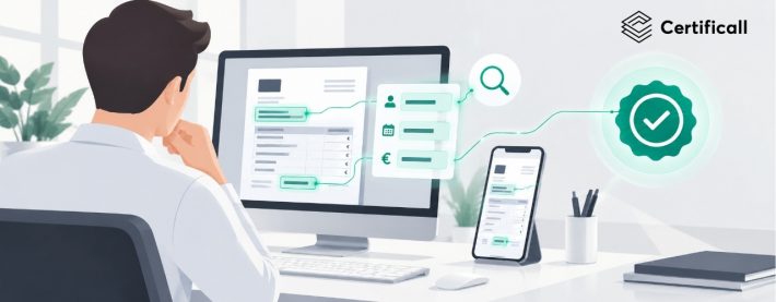 Solution de contrôle documentaire Certificall : vérification d'authenticité et extraction de données