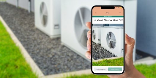 controle chantiers CEE avec Certificall : photo certifiée géolocalisée et horodatées